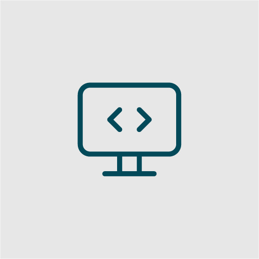 Simple coding icon